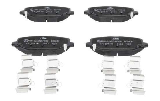Brake Pad Set, disc brake 13.0460-2606.2 ATE, Image 2