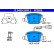 Brake Pad Set, disc brake 13.0460-2608.2 ATE