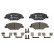 Brake Pad Set, disc brake 13.0460-2612.2 ATE