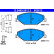 Brake Pad Set, disc brake 13.0460-2612.2 ATE, Thumbnail 2