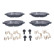 Brake Pad Set, disc brake 13.0460-2612.2 ATE, Thumbnail 3