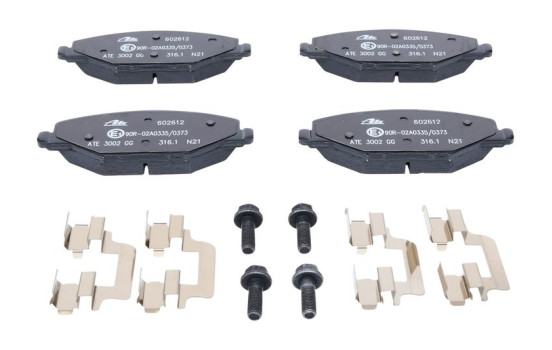 Brake Pad Set, disc brake 13.0460-2612.2 ATE, Image 3
