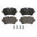 Brake Pad Set, disc brake 13.0460-2614.2 ATE