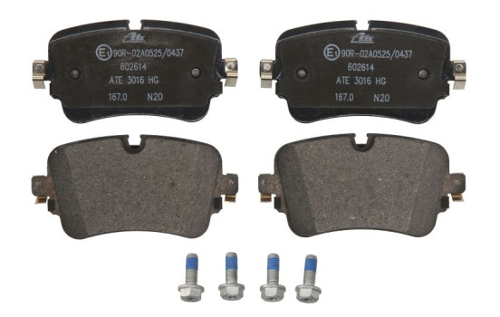 Brake Pad Set, disc brake 13.0460-2614.2 ATE