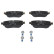 Brake Pad Set, disc brake 13.0460-2614.2 ATE, Thumbnail 3