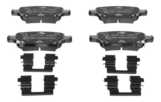 Brake Pad Set, disc brake 13.0460-2615.2 ATE, Image 3