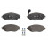 Brake Pad Set, disc brake 13.0460-2617.2 ATE