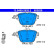 Brake Pad Set, disc brake 13.0460-2626.2 ATE