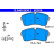Brake pad set, disc brake 13.0460-2636.2 ATE