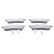 Brake pad set, disc brake 13.0460-2636.2 ATE, Thumbnail 2