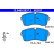 Brake pad set, disc brake 13.0460-2637.2 ATE