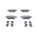 Brake pad set, disc brake 13.0460-2638.2 ATE, Thumbnail 2