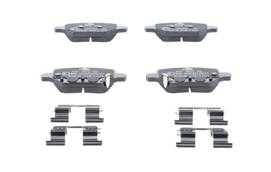 Brake pad set, disc brake 13.0460-2638.2 ATE, Image 2