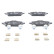 Brake pad set, disc brake 13.0460-2639.2 ATE, Thumbnail 2