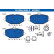 Brake pad set, disc brake 13.0460-2642.2 ATE