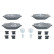Brake pad set, disc brake 13.0460-2642.2 ATE, Thumbnail 2