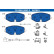 Brake pad set, disc brake 13.0460-2643.2 ATE