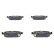 Brake pad set, disc brake 13.0460-2645.2 ATE, Thumbnail 2