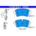 Brake pad set, disc brake 13.0460-2646.2 ATE