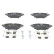 Brake pad set, disc brake 13.0460-2646.2 ATE, Thumbnail 2