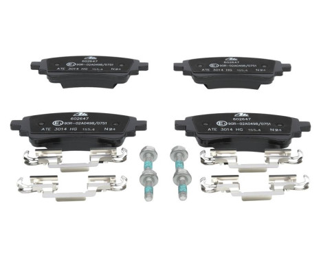 Brake pad set, disc brake 13.0460-2647.2 ATE, Image 2
