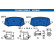 Brake pad set, disc brake 13.0460-2648.2 ATE