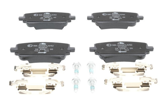 Brake pad set, disc brake 13.0460-2650.2 ATE, Image 2