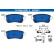 Brake pad set, disc brake 13.0460-2651.2 ATE