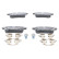 Brake pad set, disc brake 13.0460-2651.2 ATE, Thumbnail 2