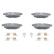 Brake pad set, disc brake 13.0460-2652.2 ATE, Thumbnail 2