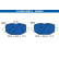 Brake pad set, disc brake 13.0460-2653.2 ATE