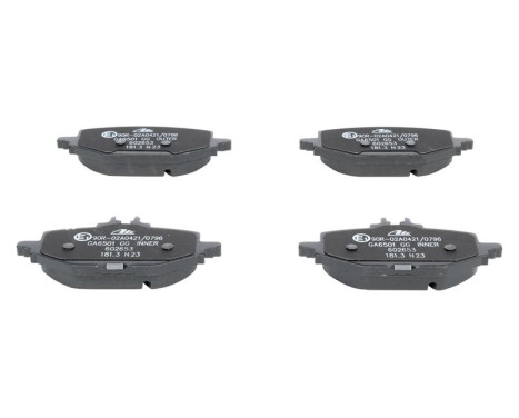 Brake pad set, disc brake 13.0460-2653.2 ATE, Image 2