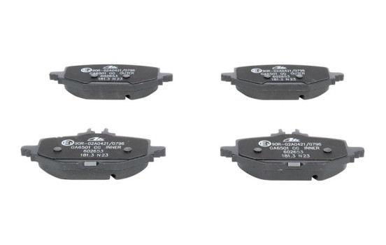 Brake pad set, disc brake 13.0460-2653.2 ATE, Image 2