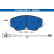 Brake pad set, disc brake 13.0460-2654.2 ATE
