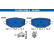 Brake pad set, disc brake 13.0460-2656.2 ATE
