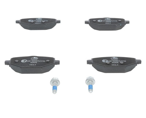 Brake pad set, disc brake 13.0460-2656.2 ATE, Image 2