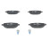 Brake pad set, disc brake 13.0460-2656.2 ATE, Thumbnail 2