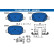 Brake pad set, disc brake 13.0460-2658.2 ATE