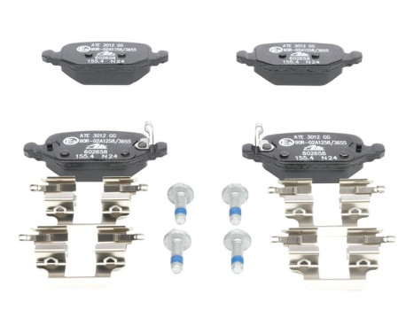 Brake pad set, disc brake 13.0460-2658.2 ATE, Image 2