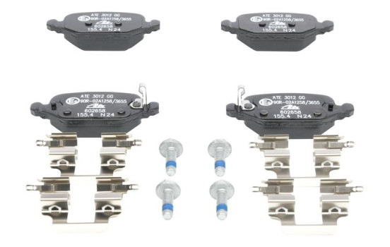 Brake pad set, disc brake 13.0460-2658.2 ATE, Image 2