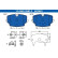 Brake pad set, disc brake 13.0460-2663.2 ATE