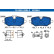 Brake pad set, disc brake 13.0460-2664.2 ATE