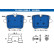 Brake pad set, disc brake 13.0460-2666.2 ATE