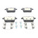Brake pad set, disc brake 13.0460-2666.2 ATE, Thumbnail 2