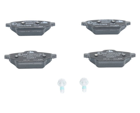 Brake pad set, disc brake 13.0460-2667.2 ATE, Image 2