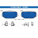 Brake pad set, disc brake 13.0460-2668.2 ATE