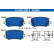 Brake pad set, disc brake 13.0460-2669.2 ATE