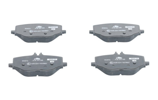 Brake pad set, disc brake 13.0460-2672.2 ATE, Image 2