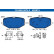 Brake pad set, disc brake 13.0460-2674.2 ATE
