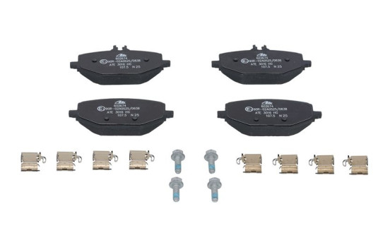 Brake pad set, disc brake 13.0460-2674.2 ATE, Image 2